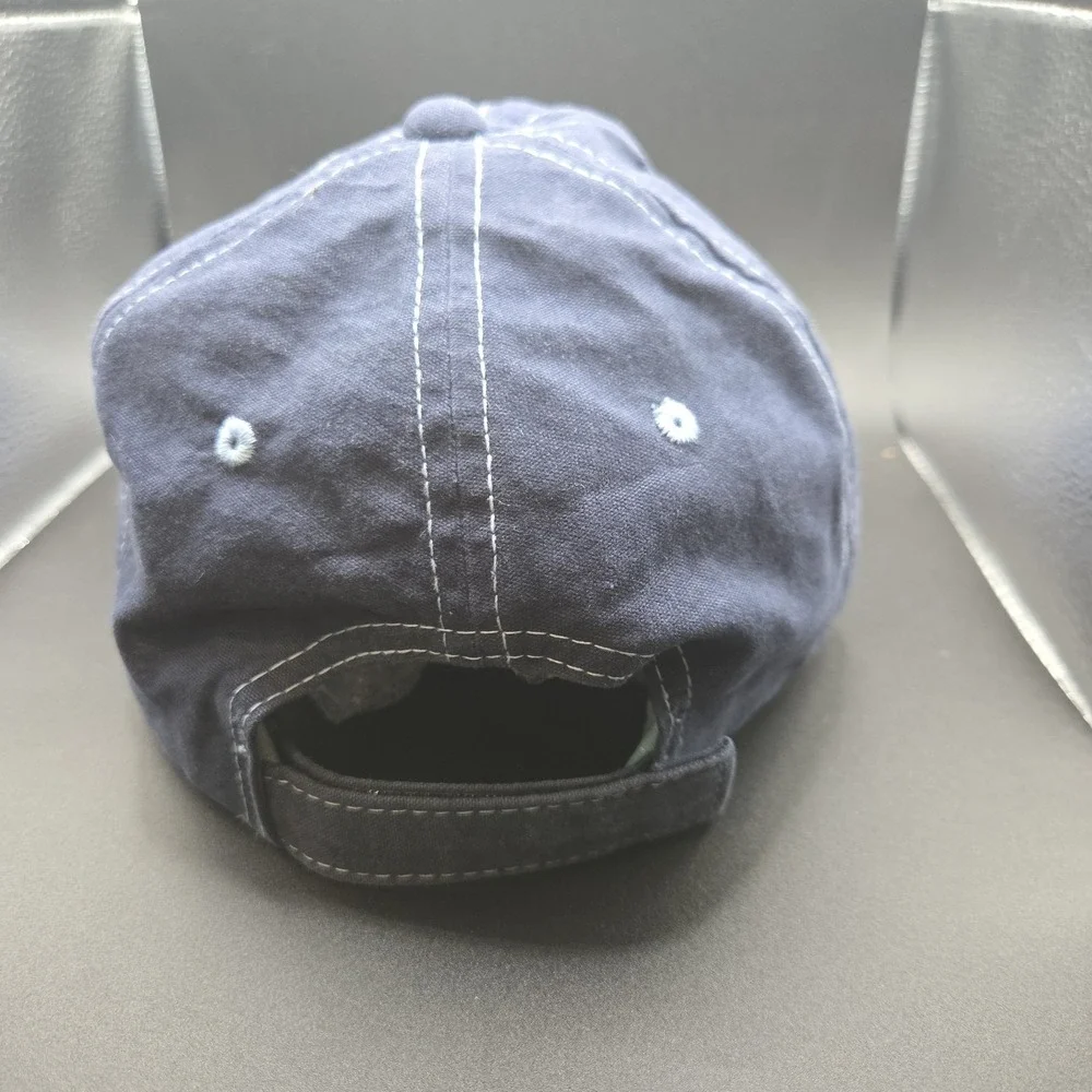 Tommy Bahama Hibiscus Flower Baseball Hat Mens OSFM Blue Graphic Cotton Cap